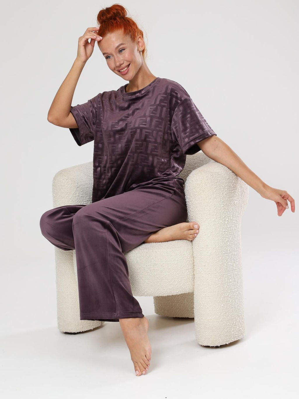 IV-CAPRIZ Элнора-Жаккард - костюм из велюра с лайкрой