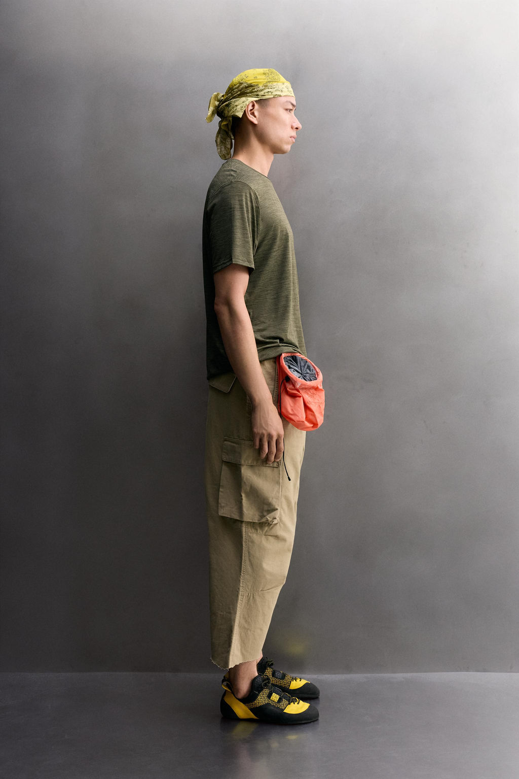 CAMISETA T?CNICA JACQUARD RAYAS / Verde medio - Zara фото 4