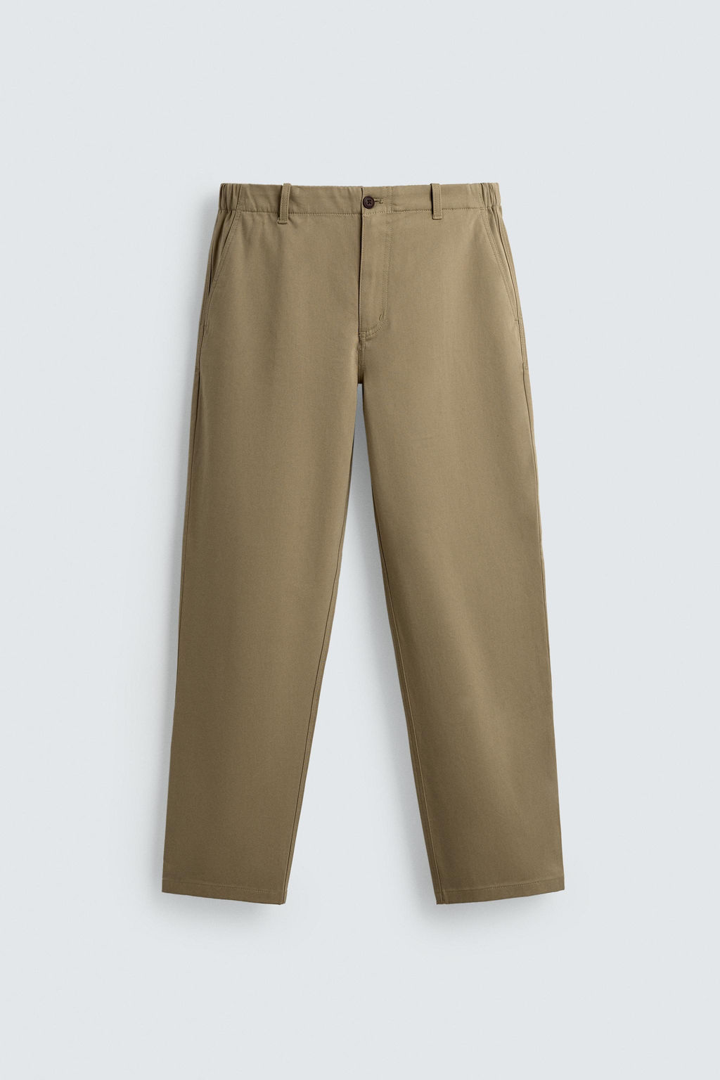 STRAIGHT-LEG CHINO TROUSERS - Zara фото 15