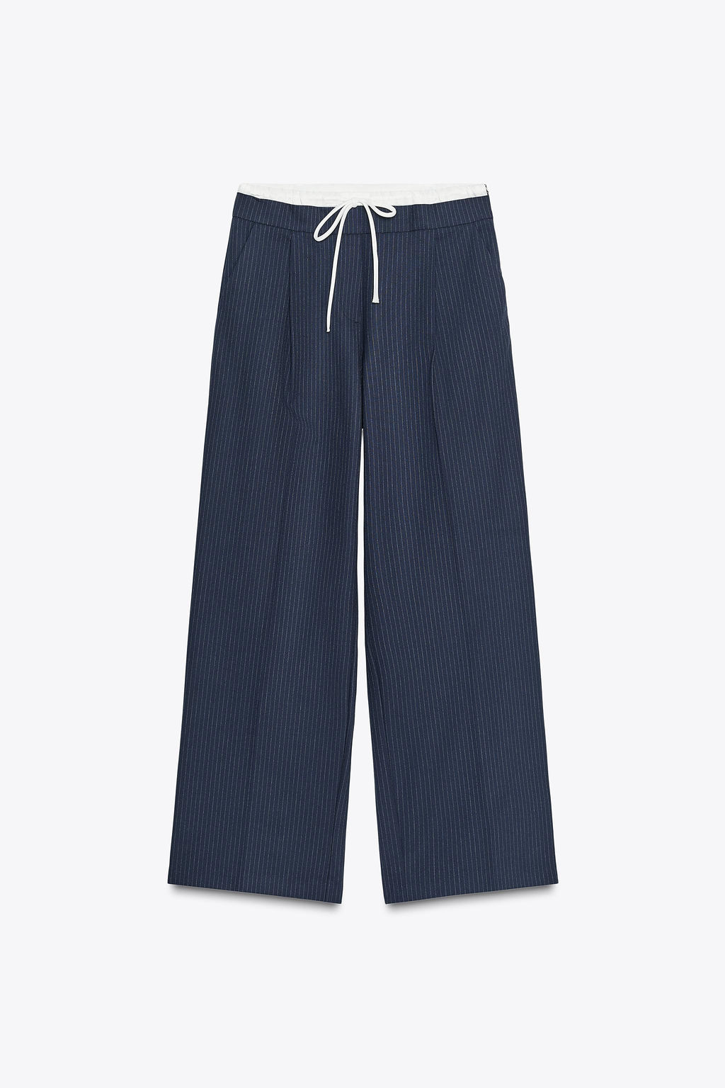 WIDE-LEG TROUSERS WITH DOUBLE WAIST - Zara фото 10