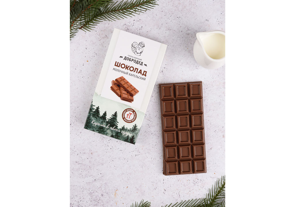 Шоколад молочный Карельский