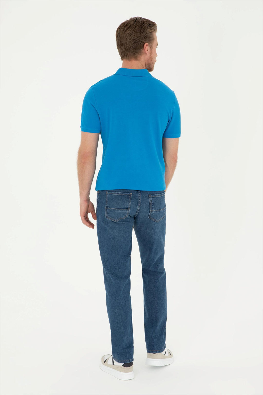 U. S. Polo Assn / Мужские голубые джинсовые брюки - U.s. polo assn фото 4
