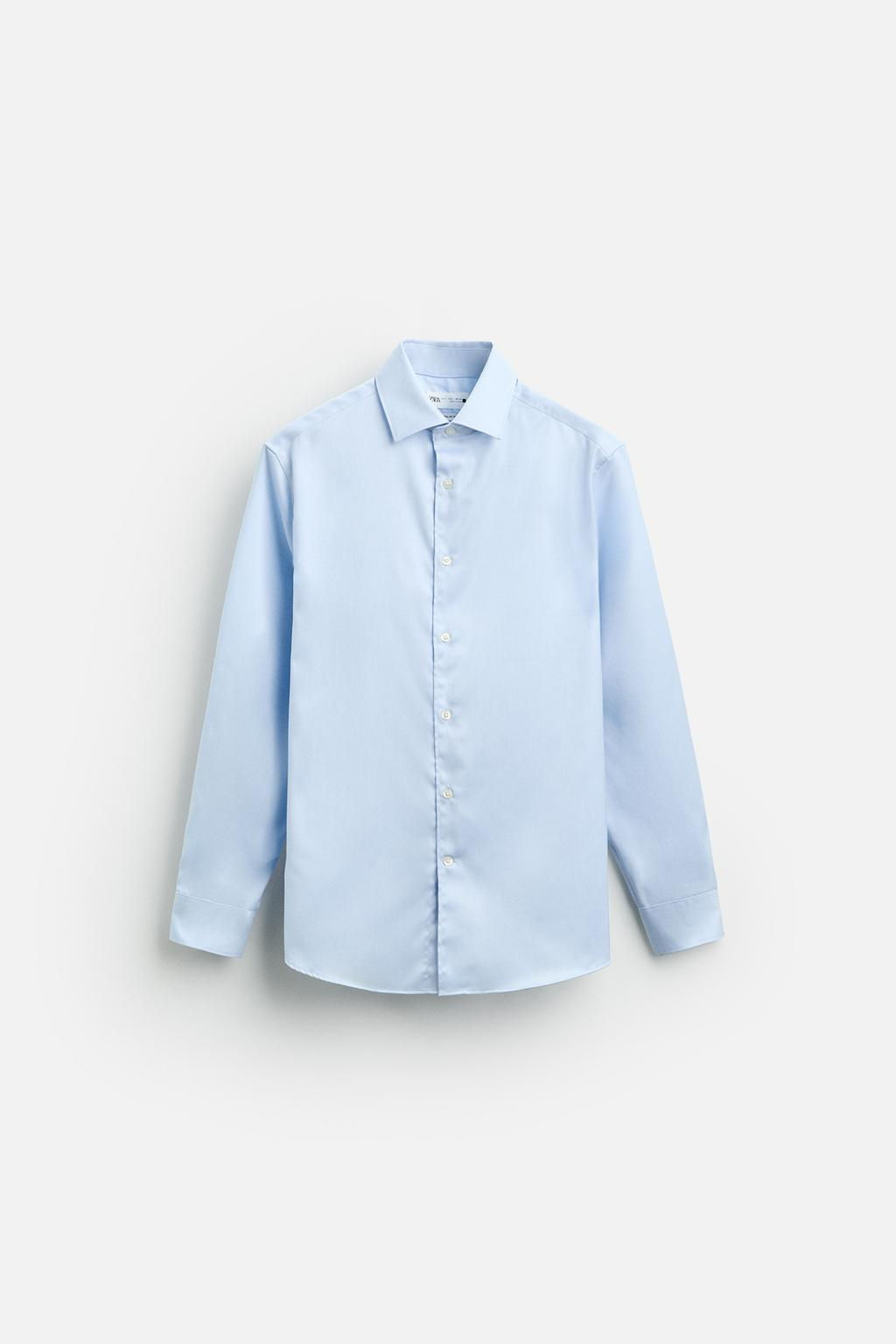 TEXTURED TWILL SHIRT - Zara фото 7