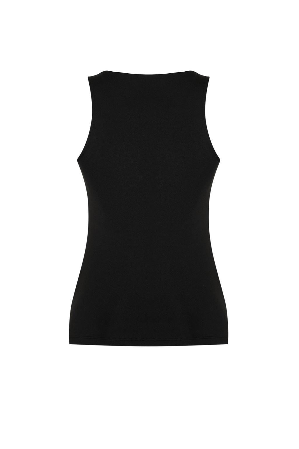 Siyah Toparlay?c? 2 Katl? Ici Pedli Spor Sutyenli Kare Yaka Orme Spor Ust/Bluz THMSS24BZ00002