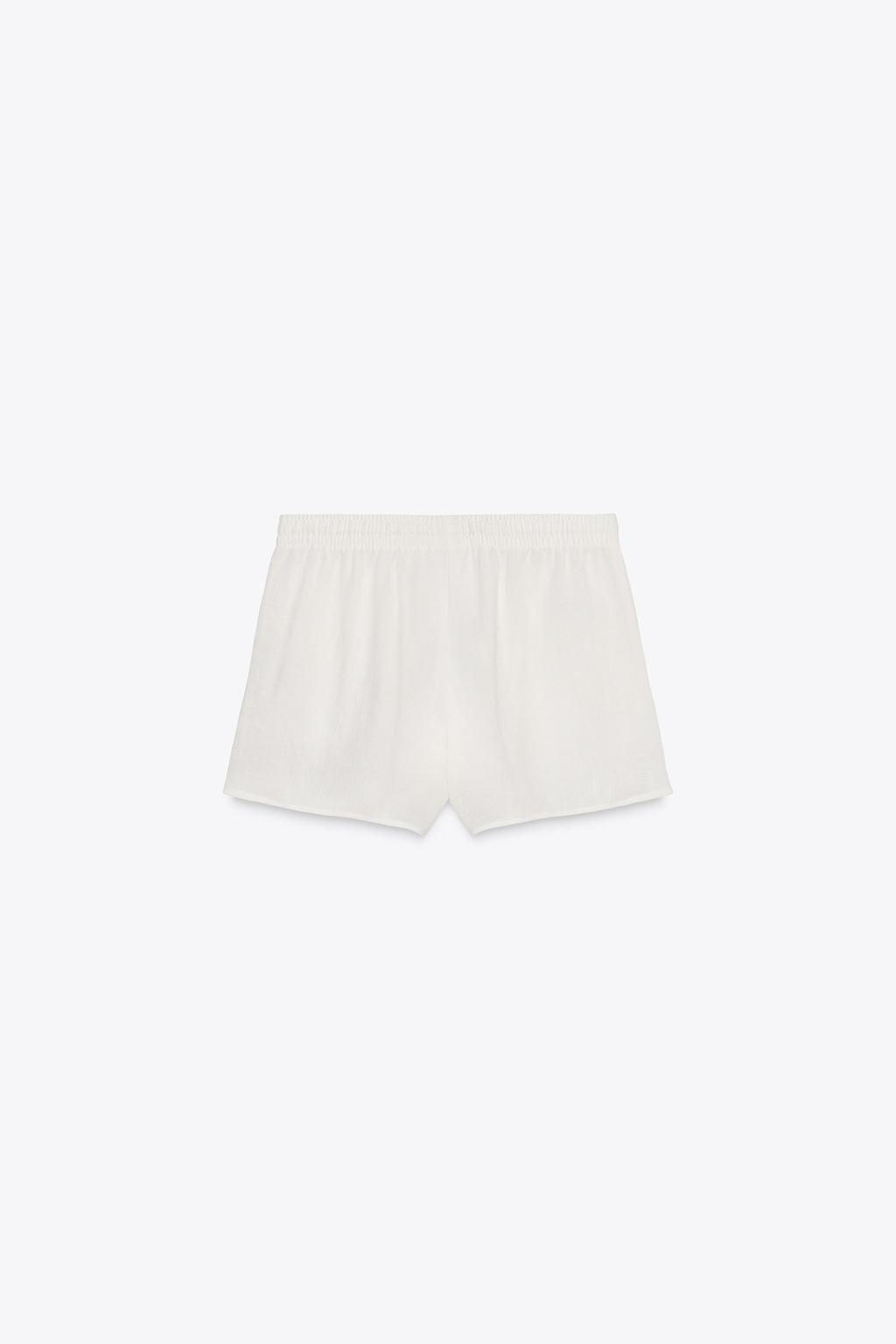 MINI SHORTS WITH DRAWSTRING - Zara фото 6