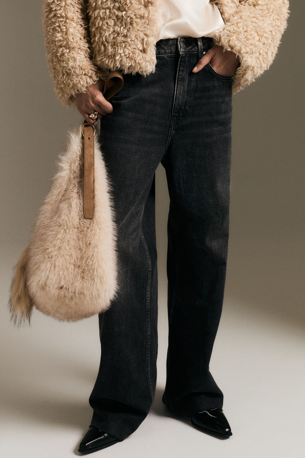 Wide High Jeans - H&m фото 9
