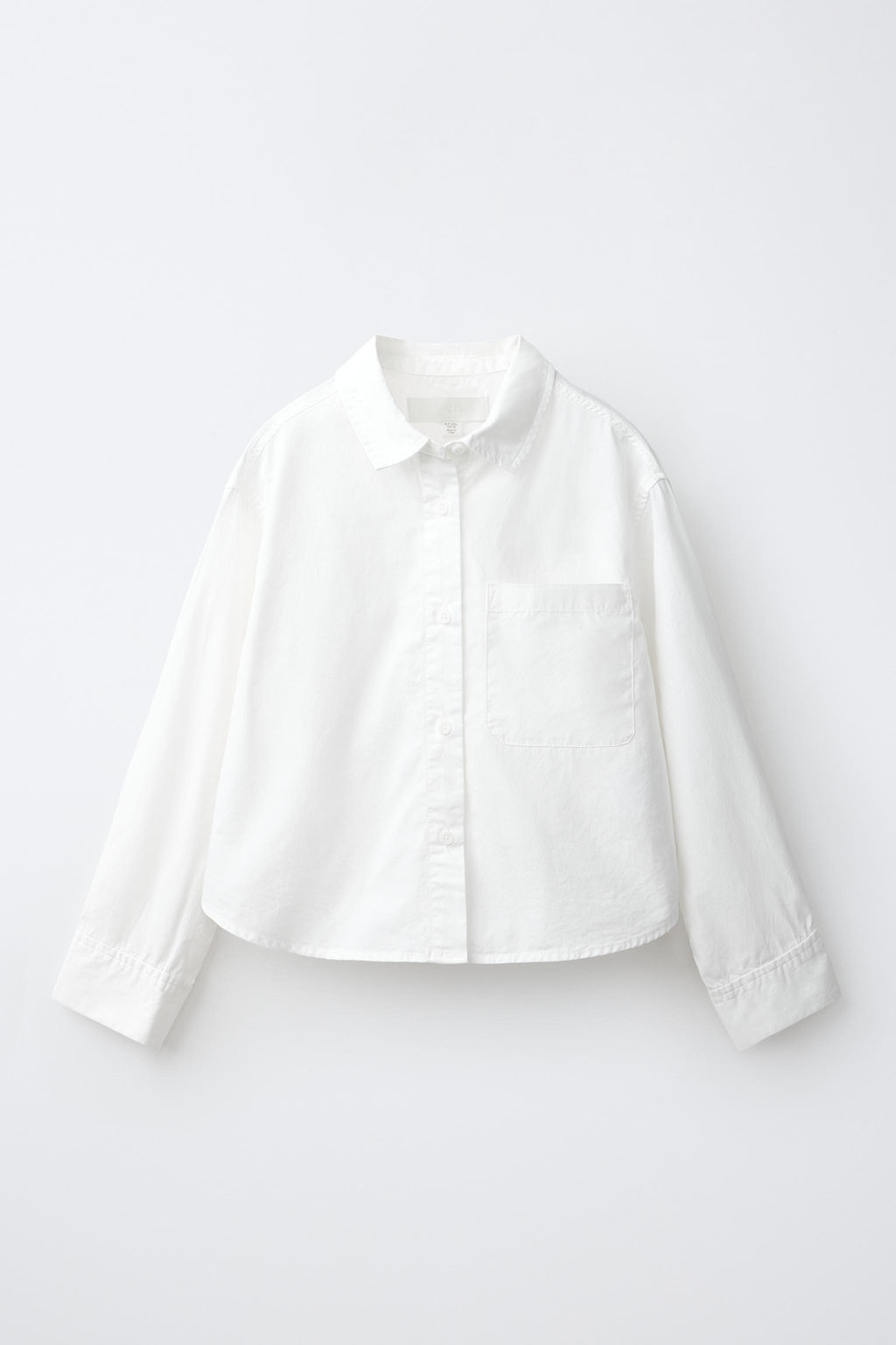 CAMISA POPEL?N LISA / Blanco