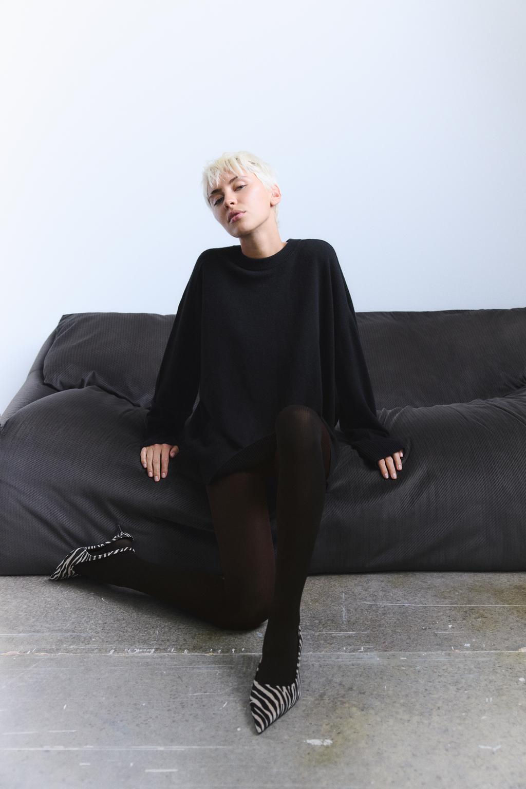 TIE-DYE PRINT 90 DEN TIGHTS - Zara фото 2