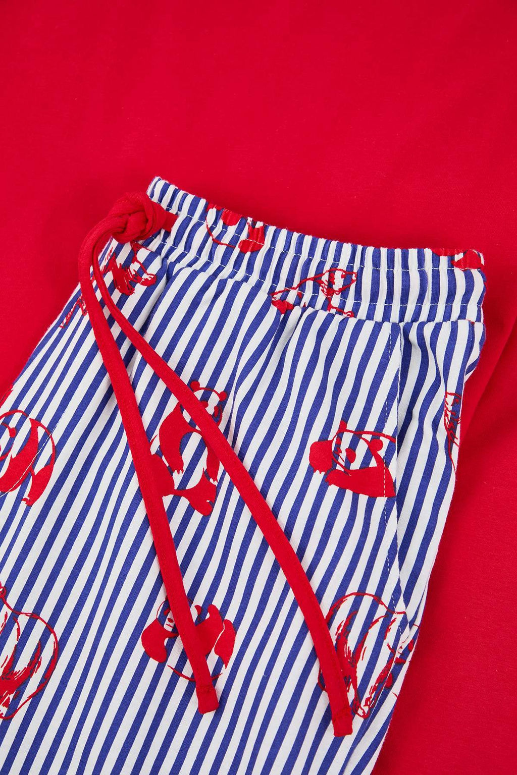 K?rm?z? Regular Kesim Hayvan Desenli Orme Pijama Tak?m? TMNAW26PT00064 - Trendyolmilla фото 2