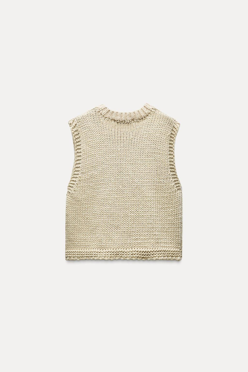 CHRISTMAS TREE KNIT WAISTCOAT - Zara фото 10