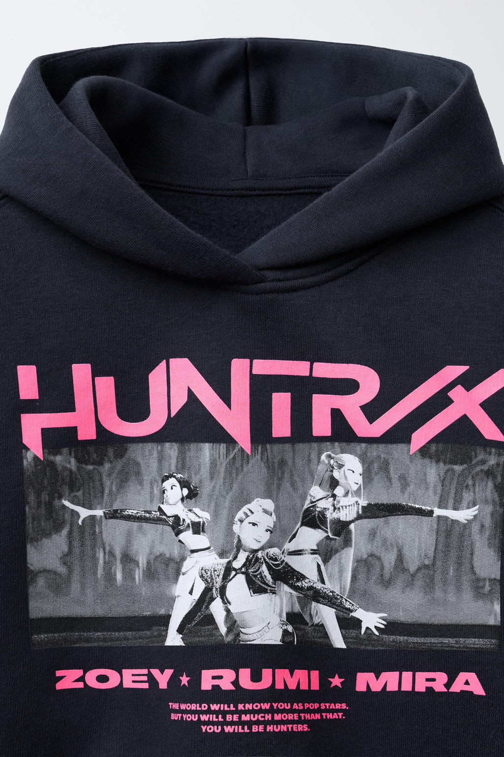 KPOP DEMON HUNTERS NETFLIX  PRINTED HOODIE - Zara фото 3