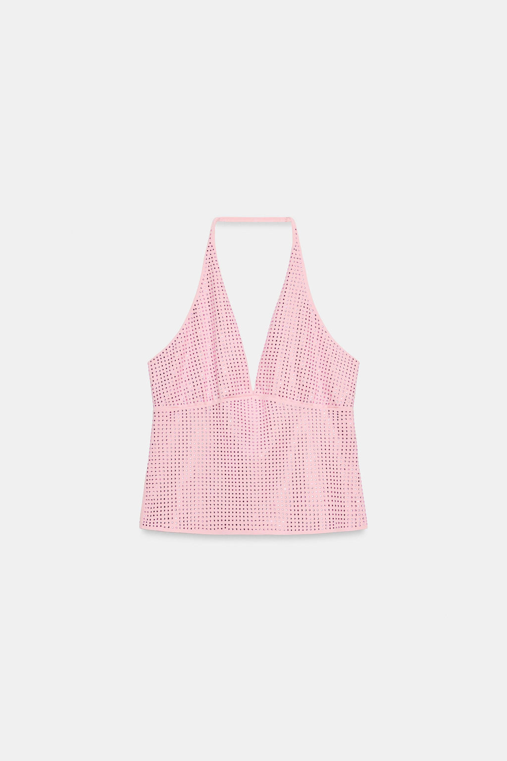 TOP HALTER BRILLOS / Rosa medio - Zara фото 4