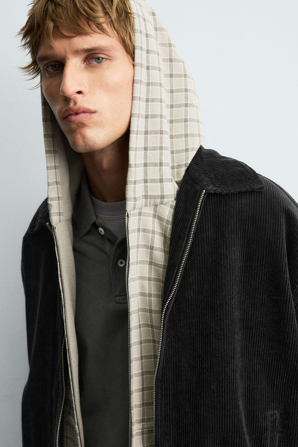 RELAXED FIT CORDUROY JACKET - Zara фото 7