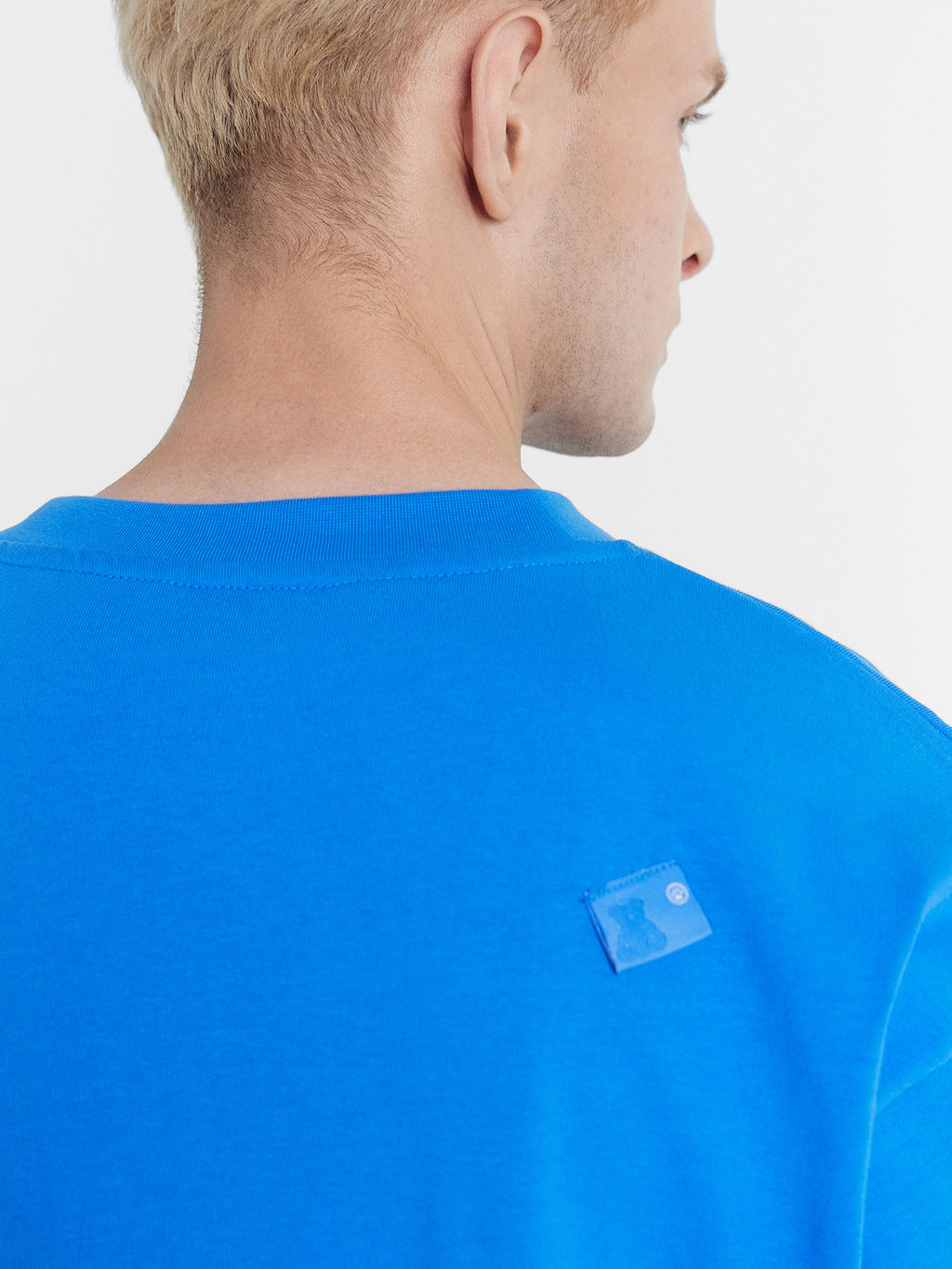 Футболка мужская ярко-голубая с печатью я.голубой +печать 111883 - Mark formelle фото 5