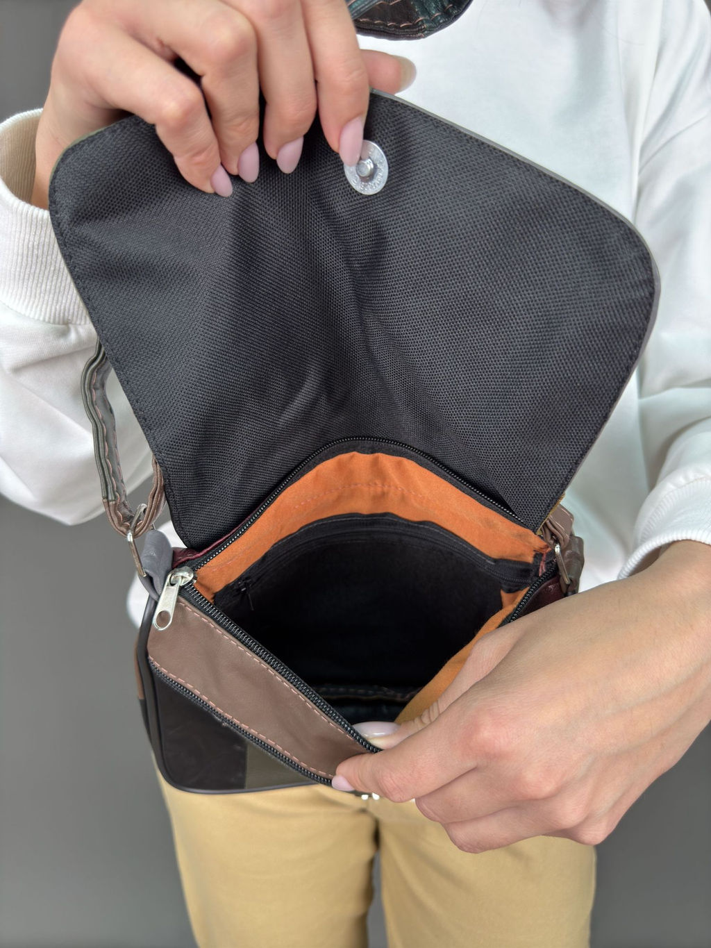 Сумка женская из телячьей кожи