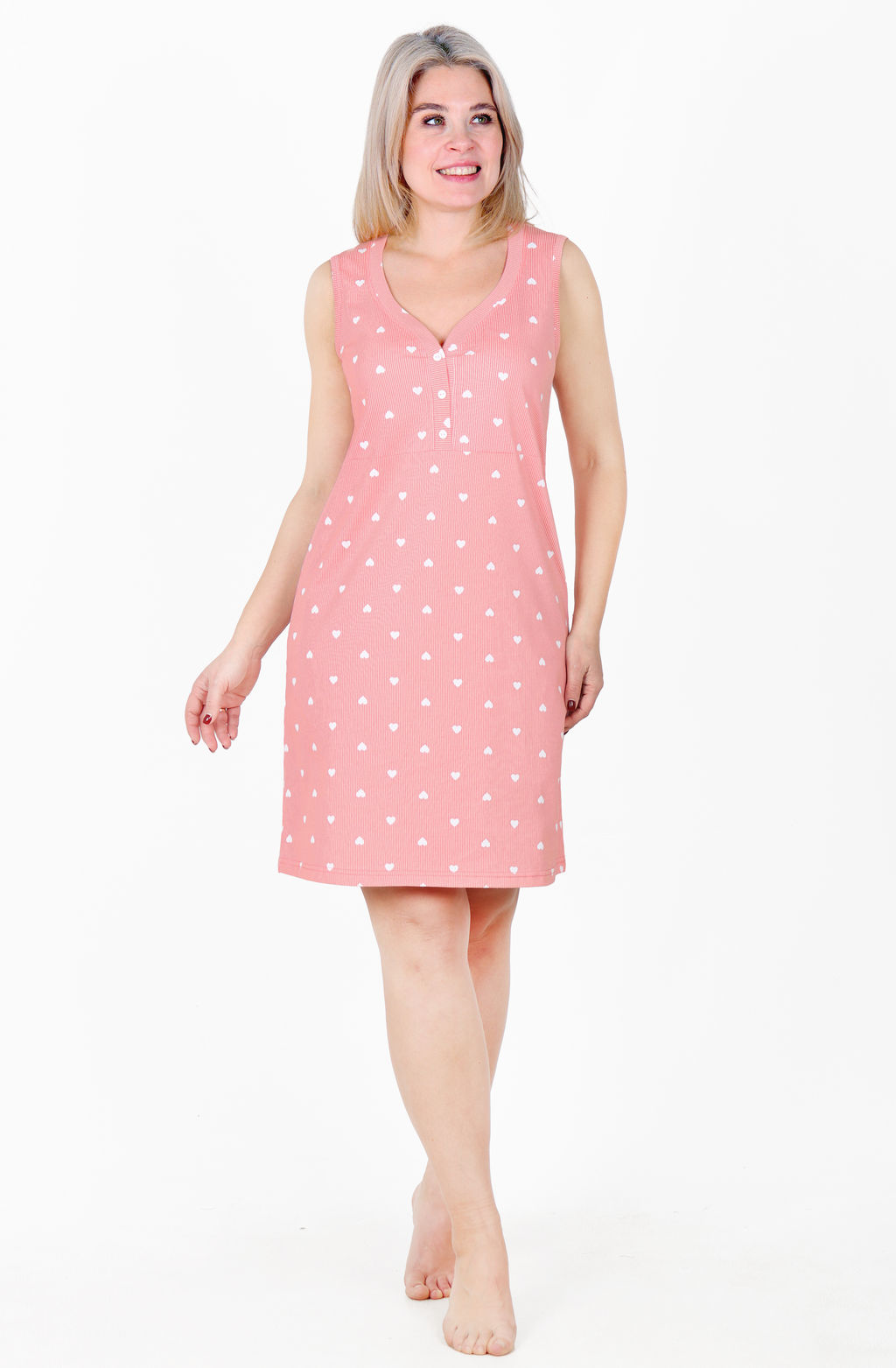 Сорочка Сирень С-295 (42-56) кулирка