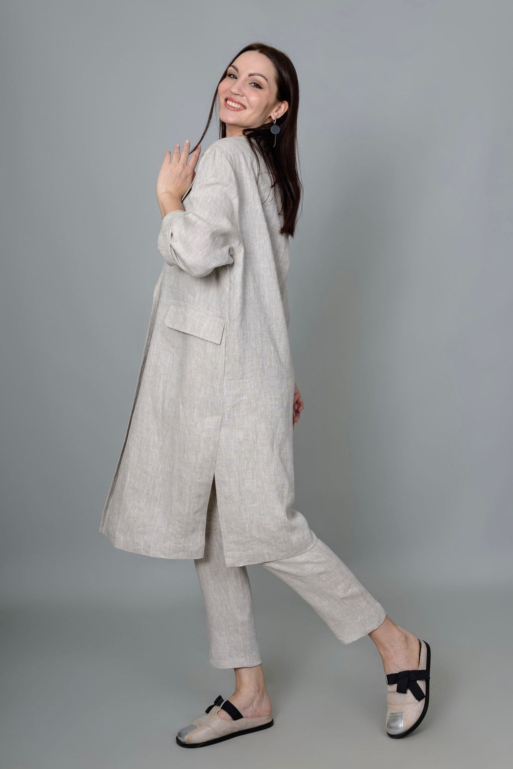 Жакет 100% лен