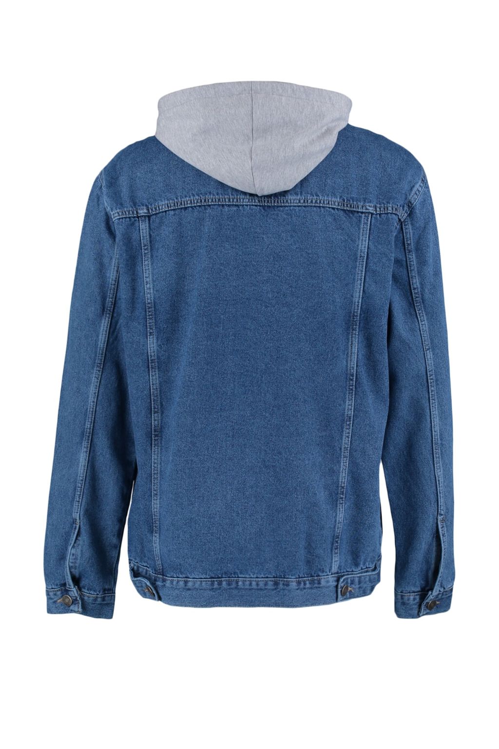 TRENDYOL MAN Siyah %100 Pamuk Regular Fit Orme Kapusonlu Denim Ceket TMNAW23CE00019 - Trendyolmilla фото 14