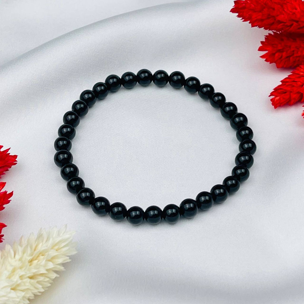 Браслет из черного Агата 17 см