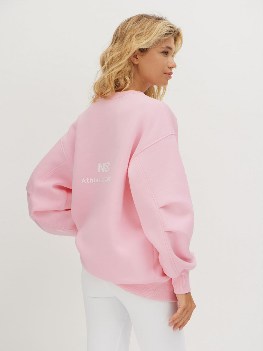 Утепленный свитшот оверсайз