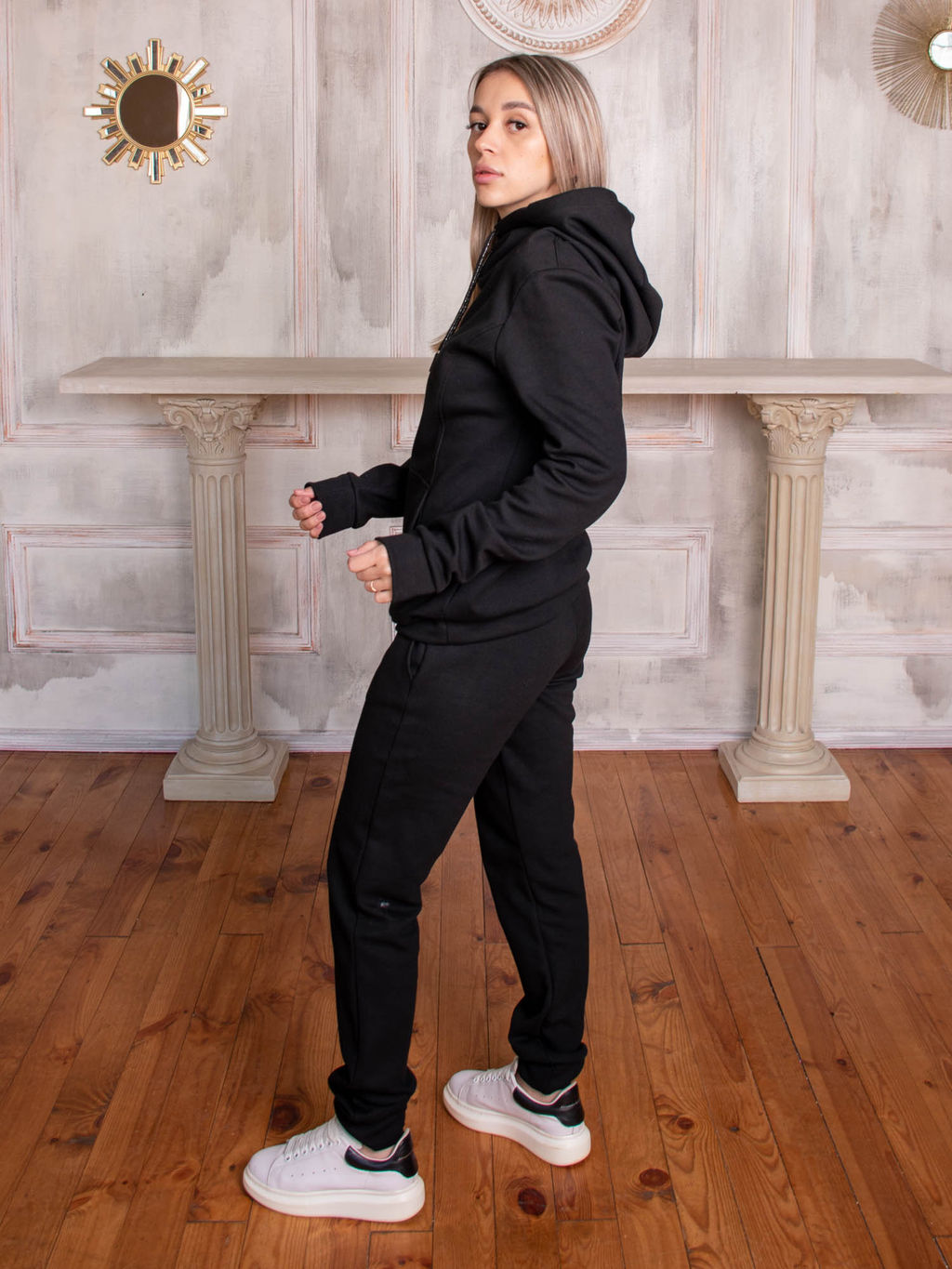 Женский Спортивный костюм женский С026 Черный от Спортсоло