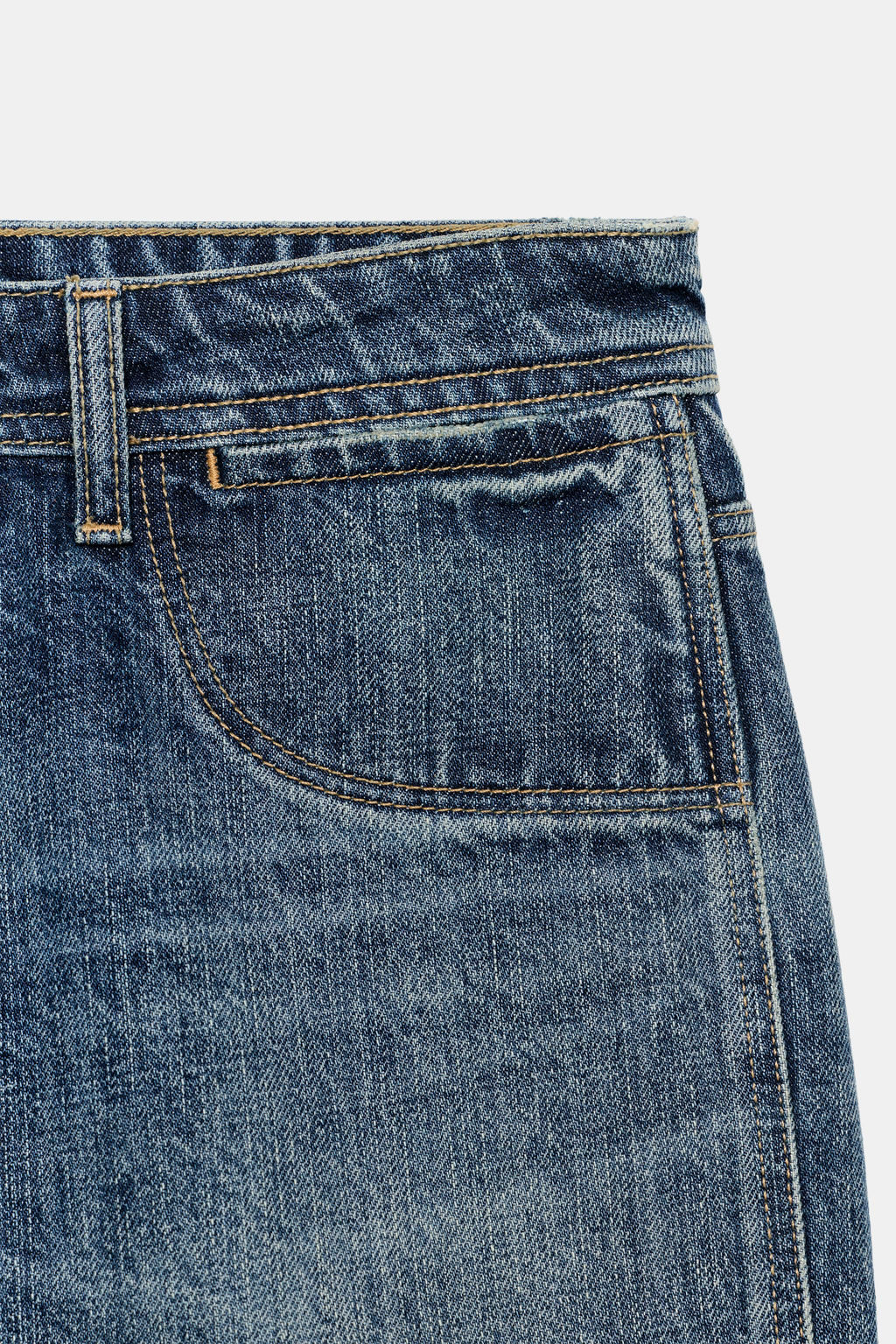 JEANS CAPRI DENIM TRF TIRO MEDIO / Azul - Zara фото 9