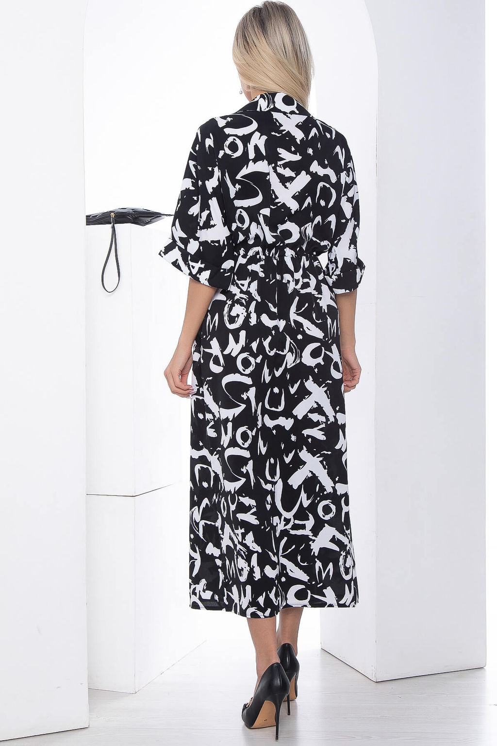 Платье Алария (черное) П9081 - Lt collection фото 2