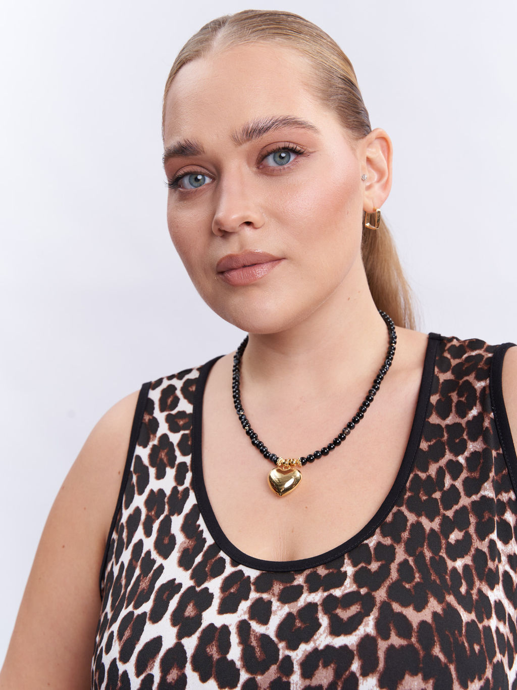 Колье из агата с подвеской Ивона JKO003BLK - Артесса фото 2