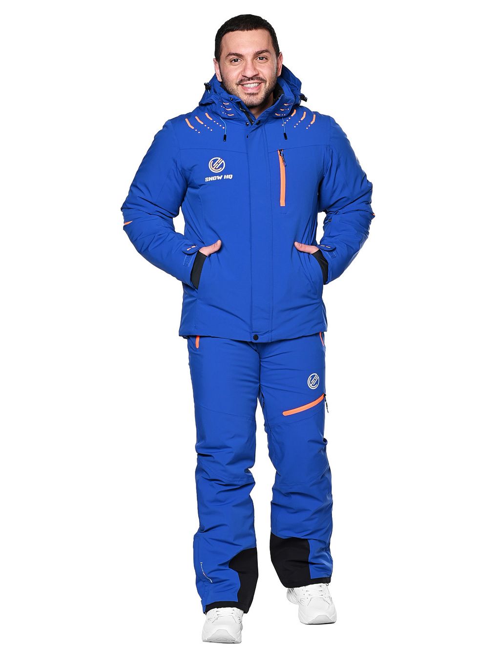 Костюм A-8987 Синий - Snow headquarter фото 2