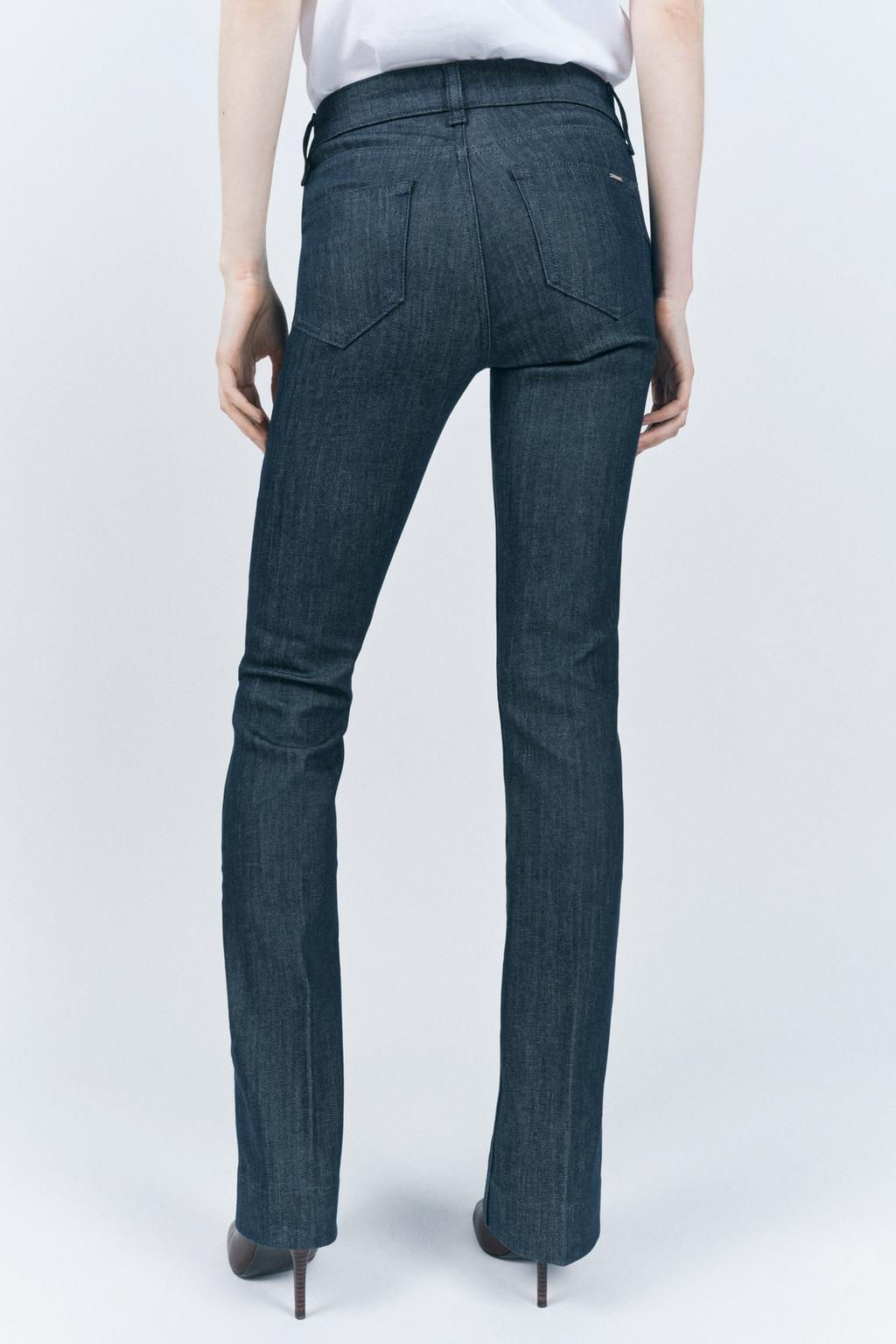 ZW COLLECTION BOOTCUT MID-WAIST JEANS - Zara фото 16