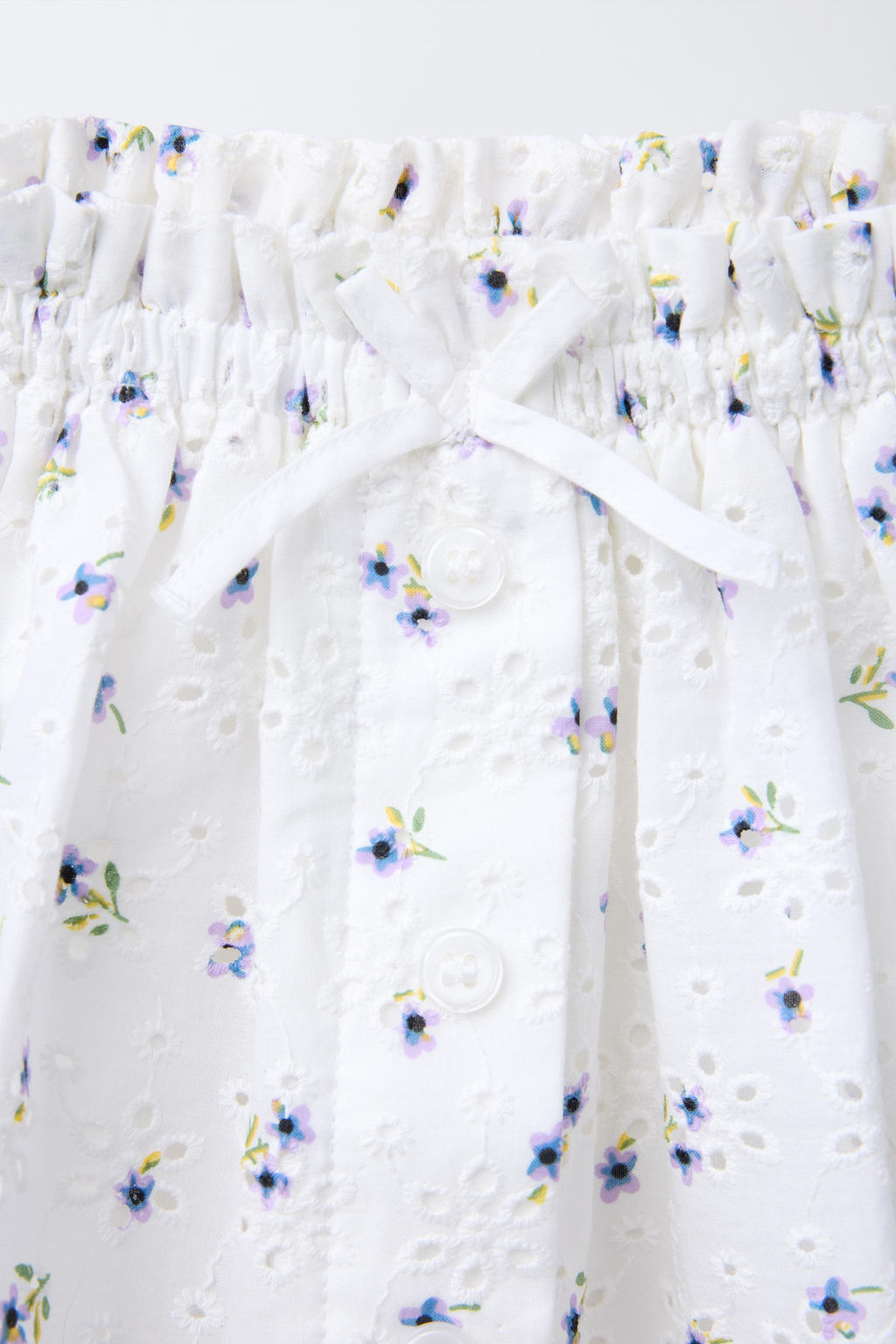 FLORAL EMBROIDERED BERMUDA SKORT - Zara фото 3