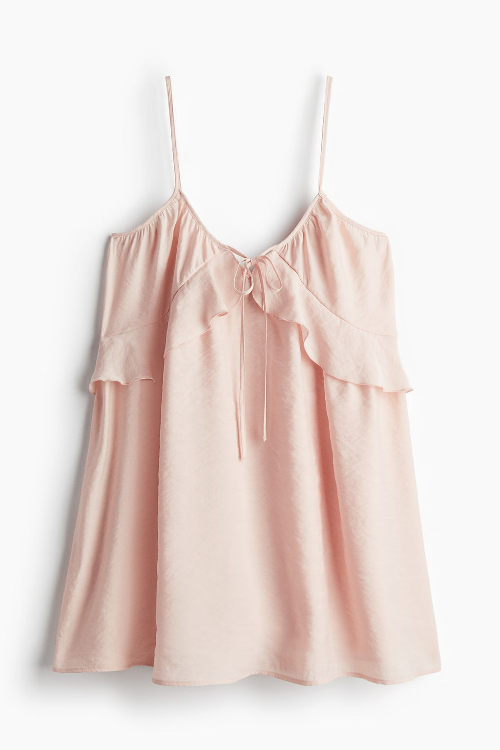 Vestido en mezcla de modal con ribetes de volante - H&m фото 5