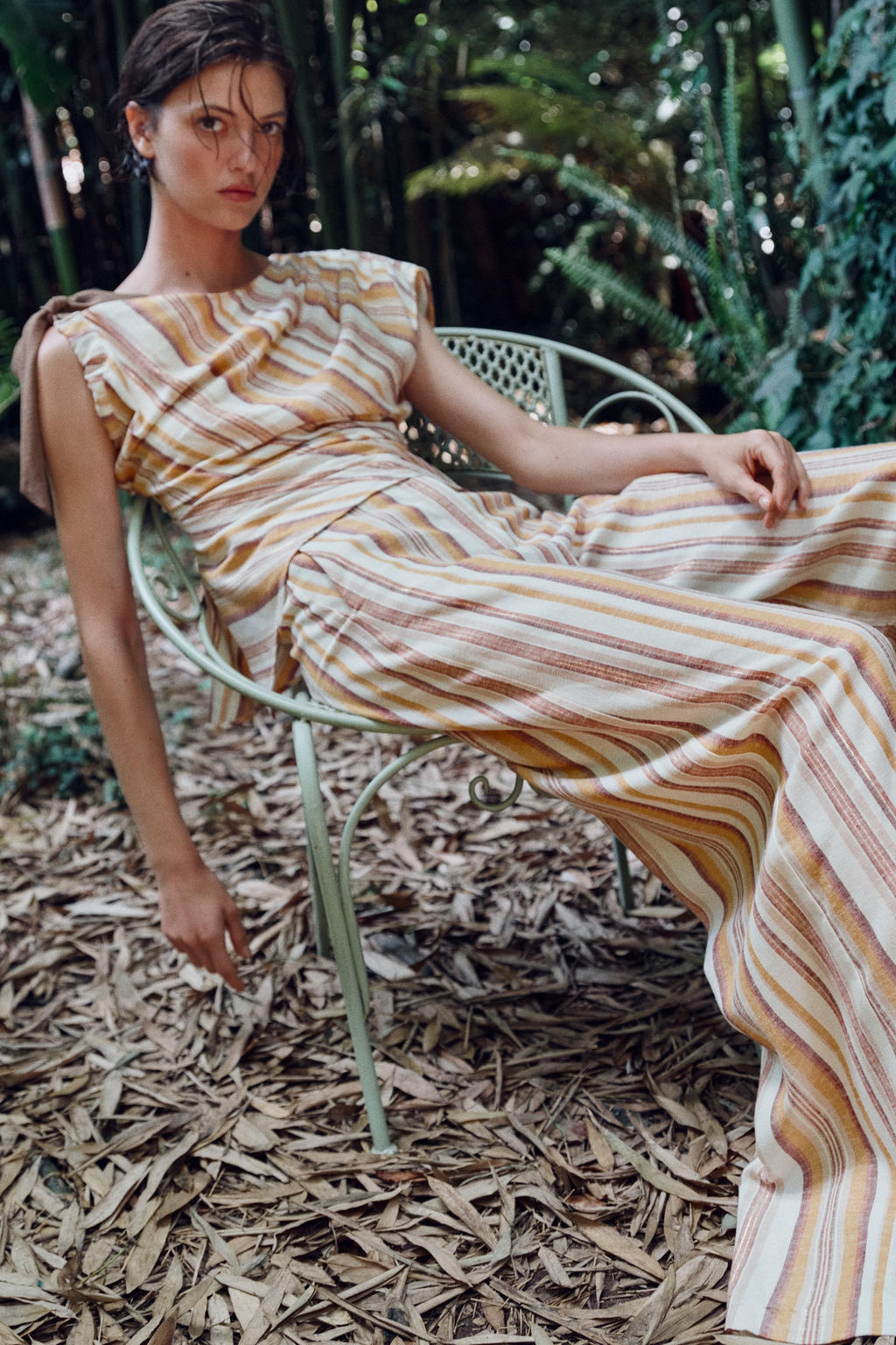 TOP RAYAS CON LINO / Multicolor - Zara фото 7