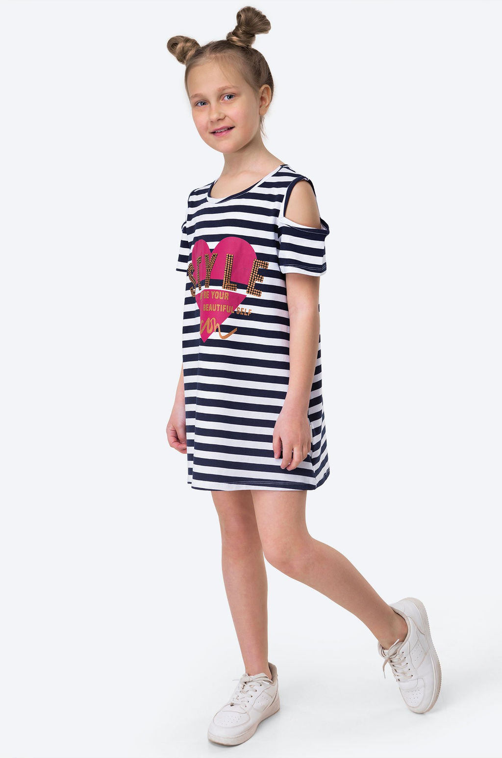 Летнее платье с лайкрой для девочки Bonito  фото 27