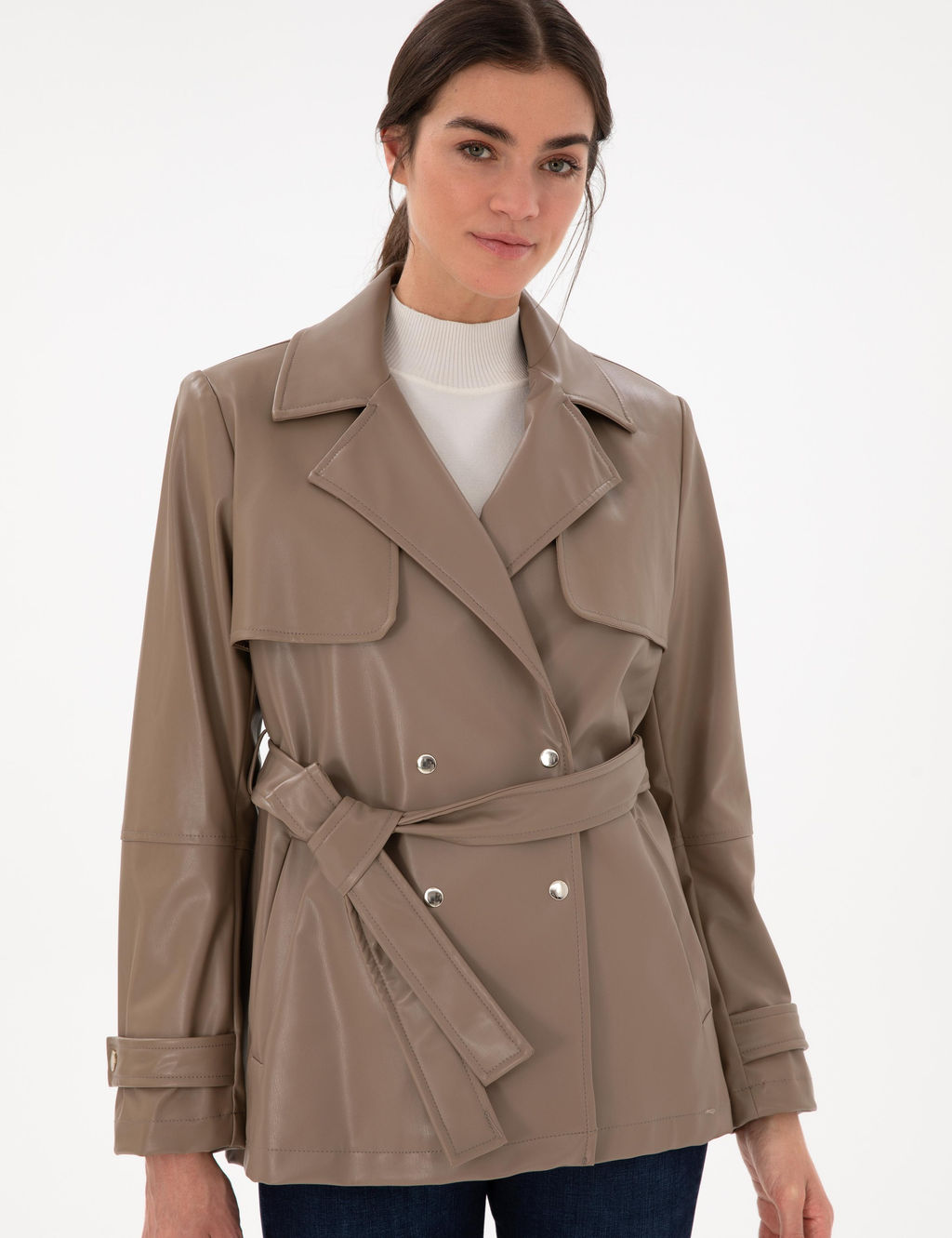 Vizon Regular Fit Deri Mont