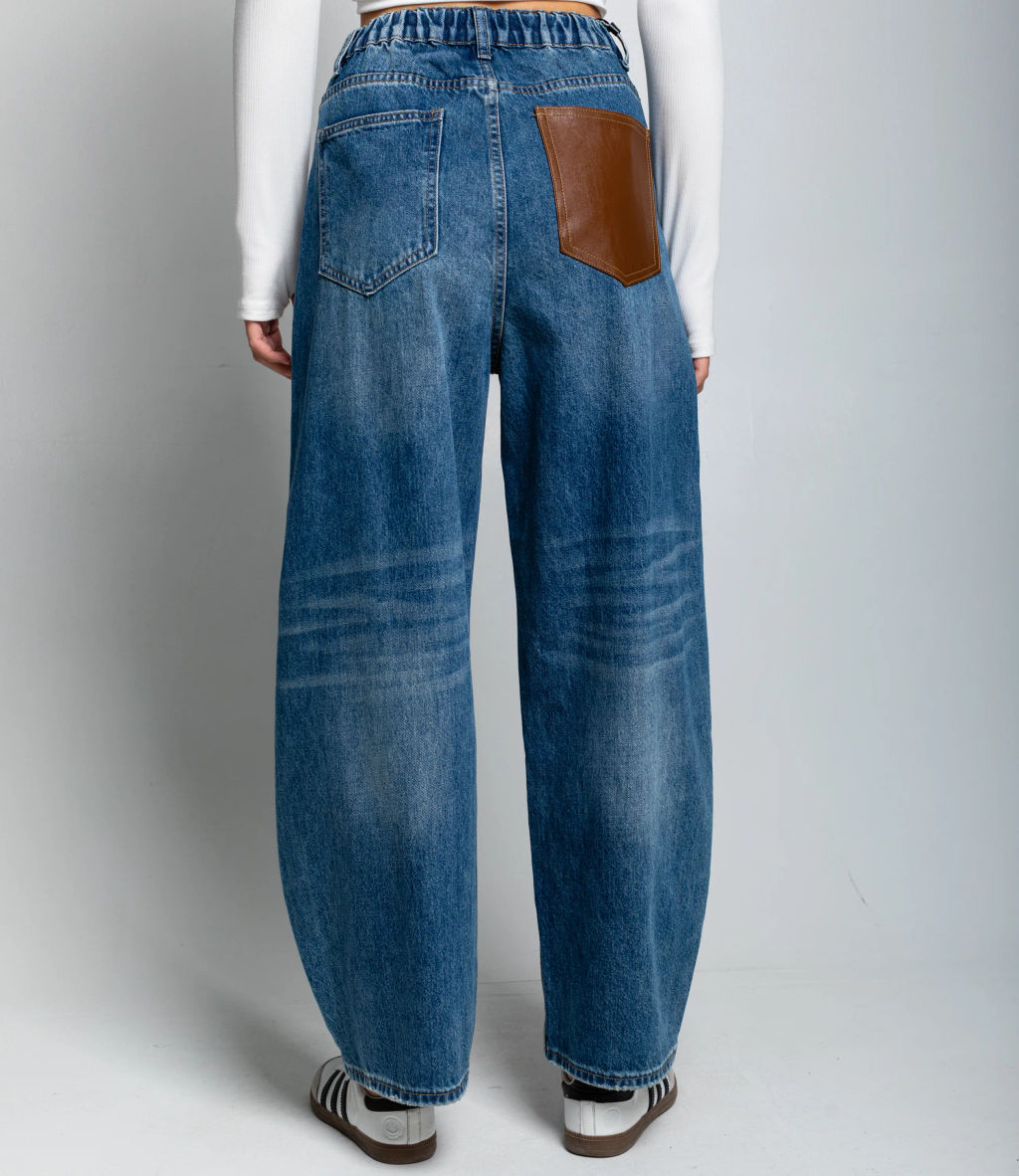 Джинсы #КТ8661 (1), синий