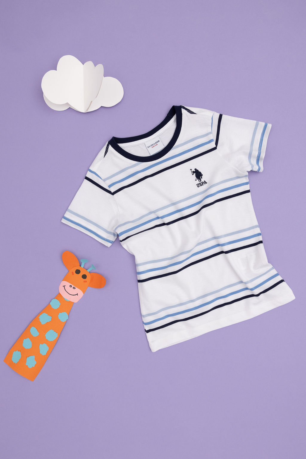 Белая футболка для мальчика - U.s. polo assn фото 5