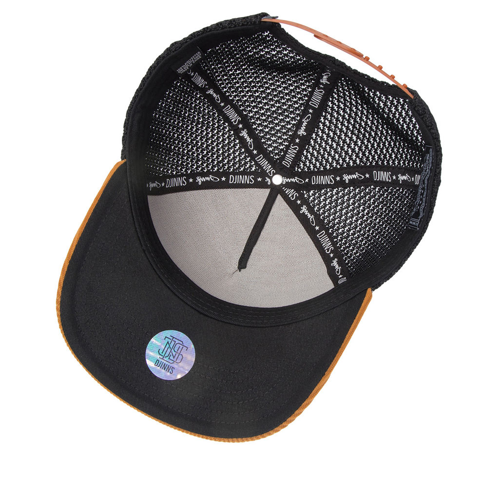 Бейсболка DJINNS арт. HFT Casual Cord and Mesh (горчичный)  фото 2