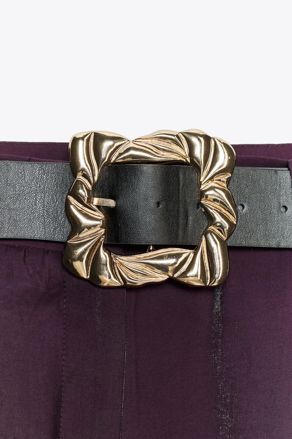 SATIN WIDE-LEG TROUSERS WITH BELT - Zara фото 8
