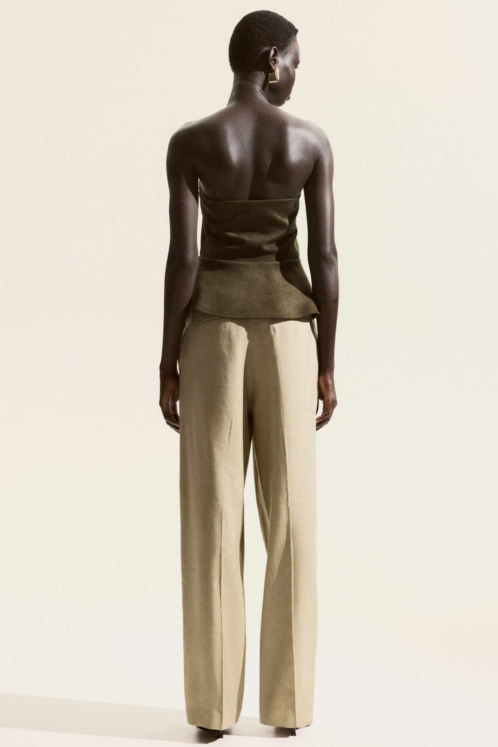 Top bandeau con peplum - H&m фото 7