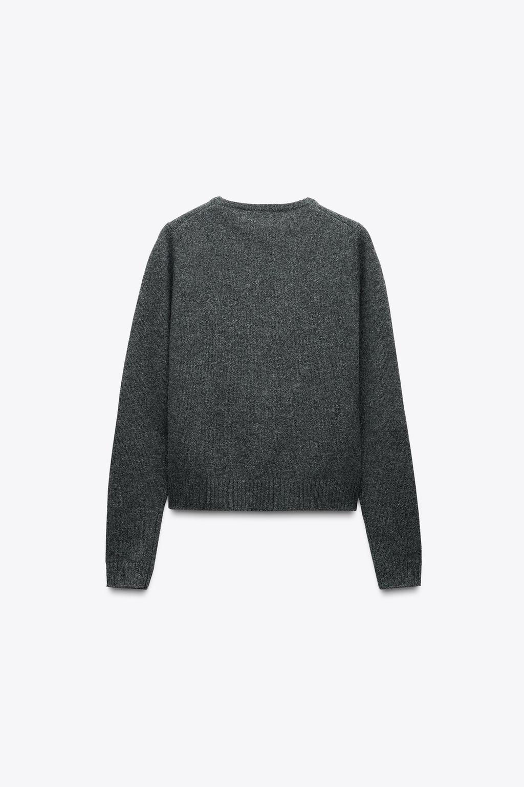 BASIC 100% WOOL SWEATER - Zara фото 5
