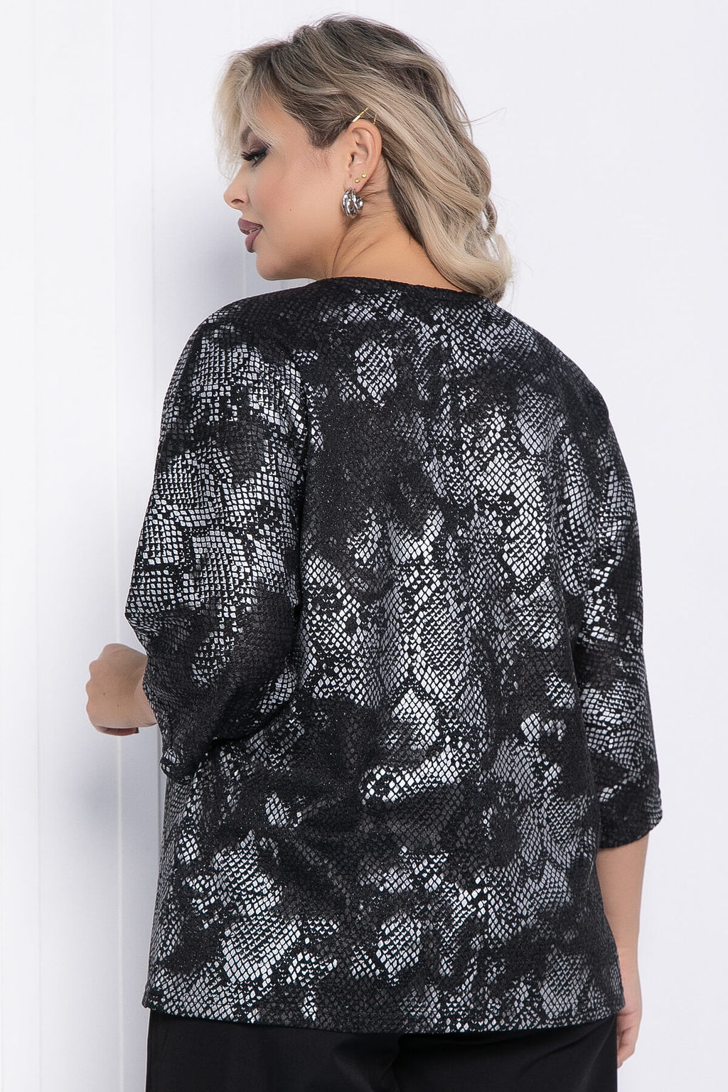 Блуза Австрия (черная) Б12365-27 - Lt collection фото 2