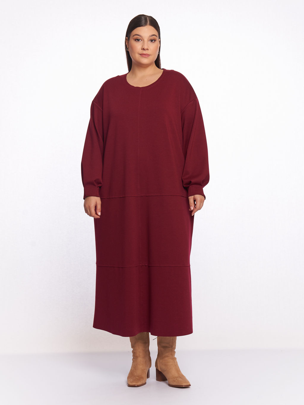 Платье со швами наружу PP56506RED31 - Артесса фото 9