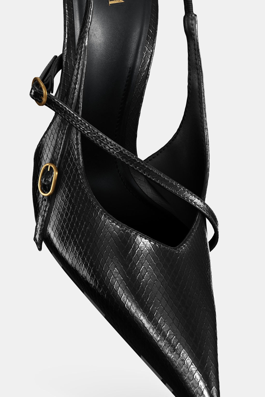 HIGH-HEEL SHOES WITH STRAPS AND BUCKLES - Zara фото 5
