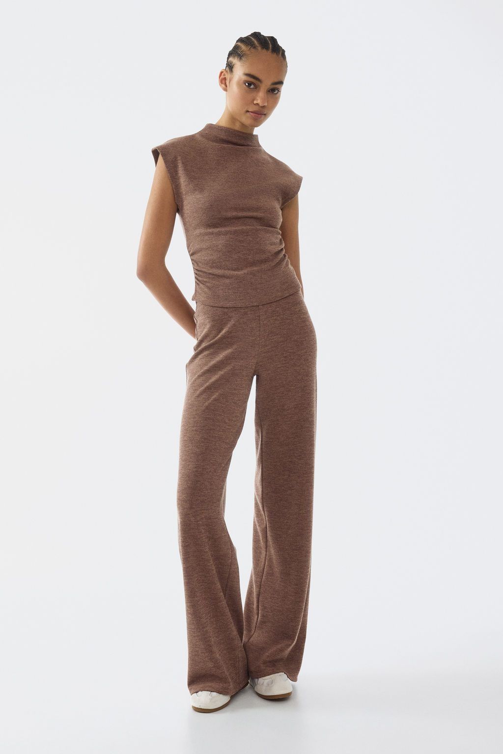 Top de punto con cuello perkins - H&m фото 6