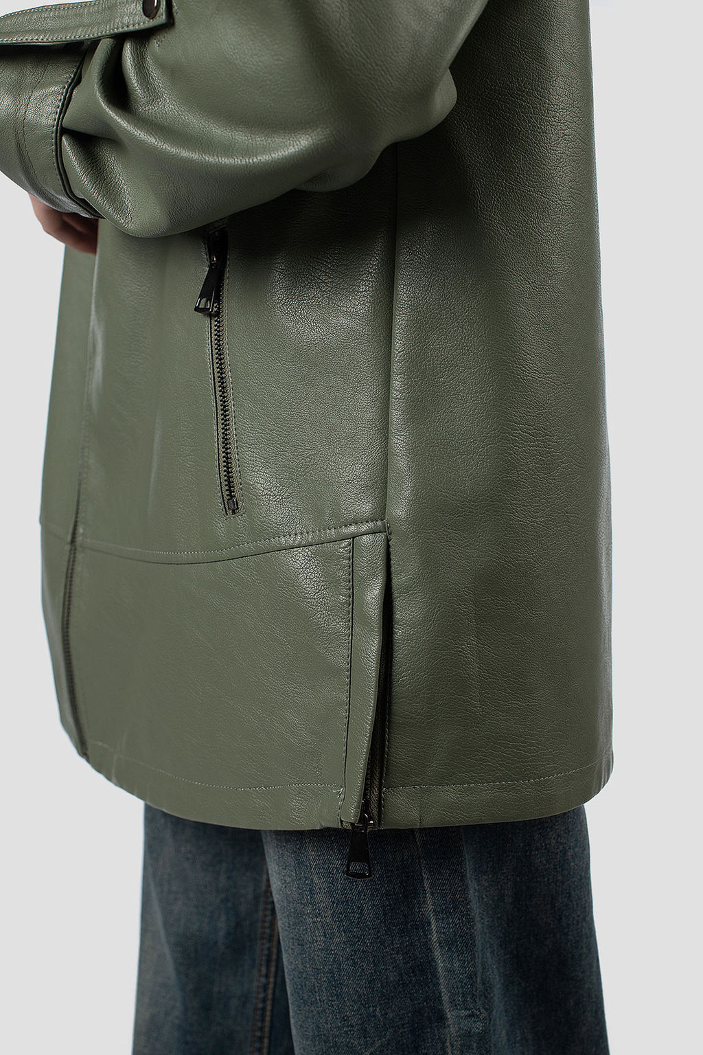 Эко-кожа Плащ куртка - El podio фото 8