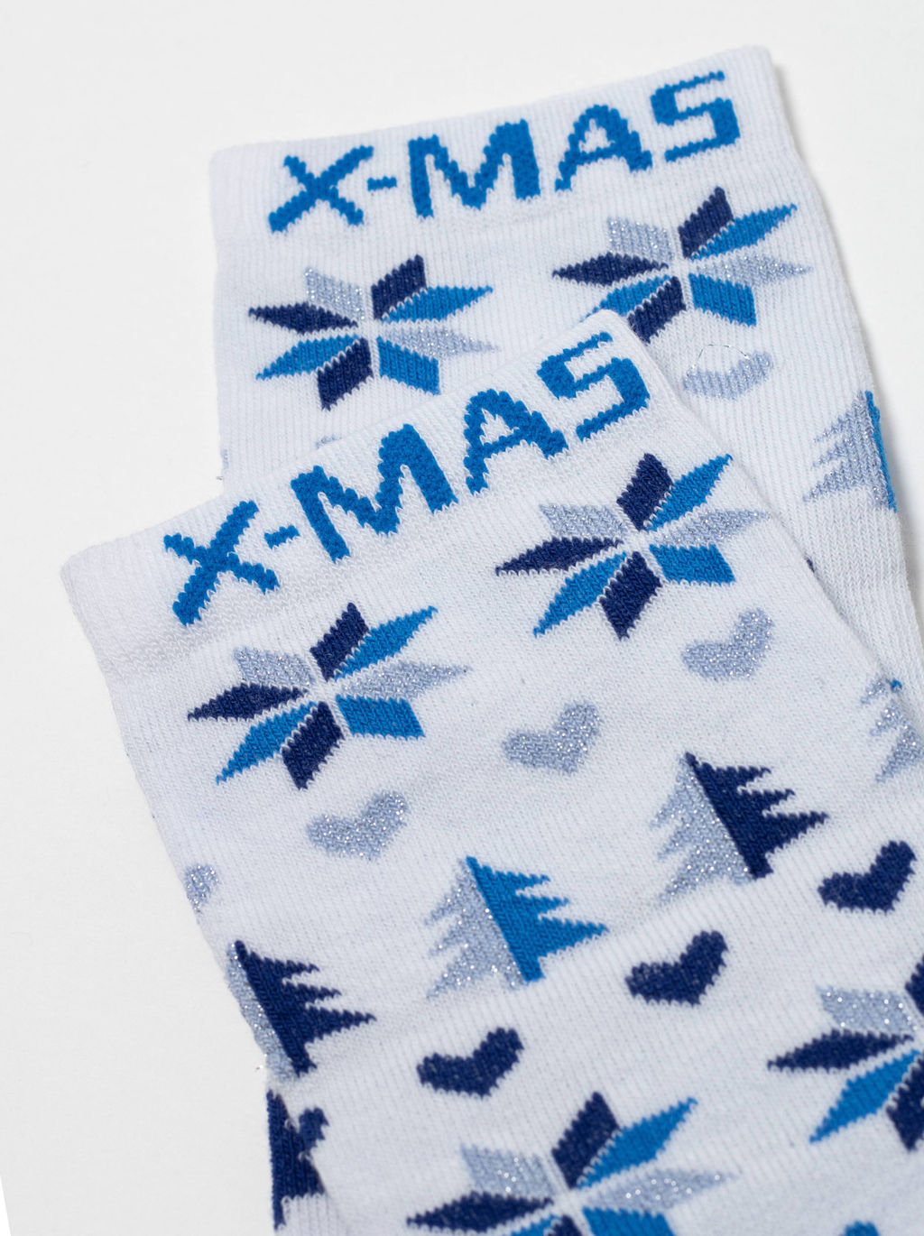 Цена за 2 пары. Носки новогодние белый - Conte elegant фото 5