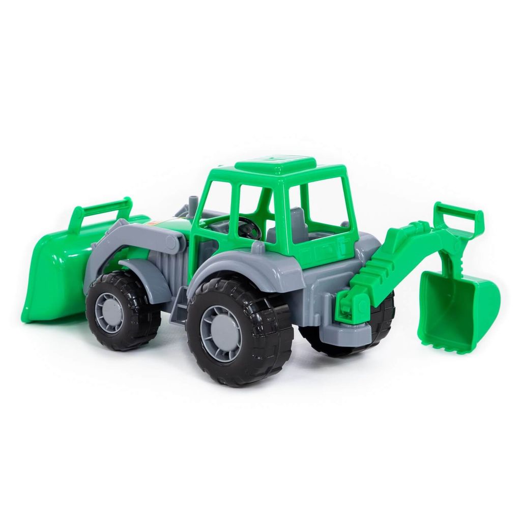 Мастер, трактор-экскаватор - Wader quality toys фото 7