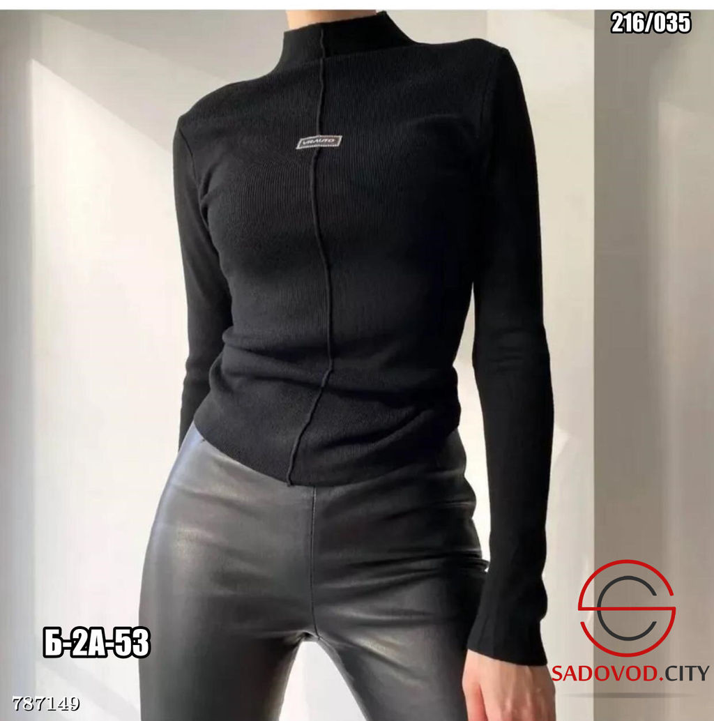 Женская водолазка однотонная - Bruno фото 7