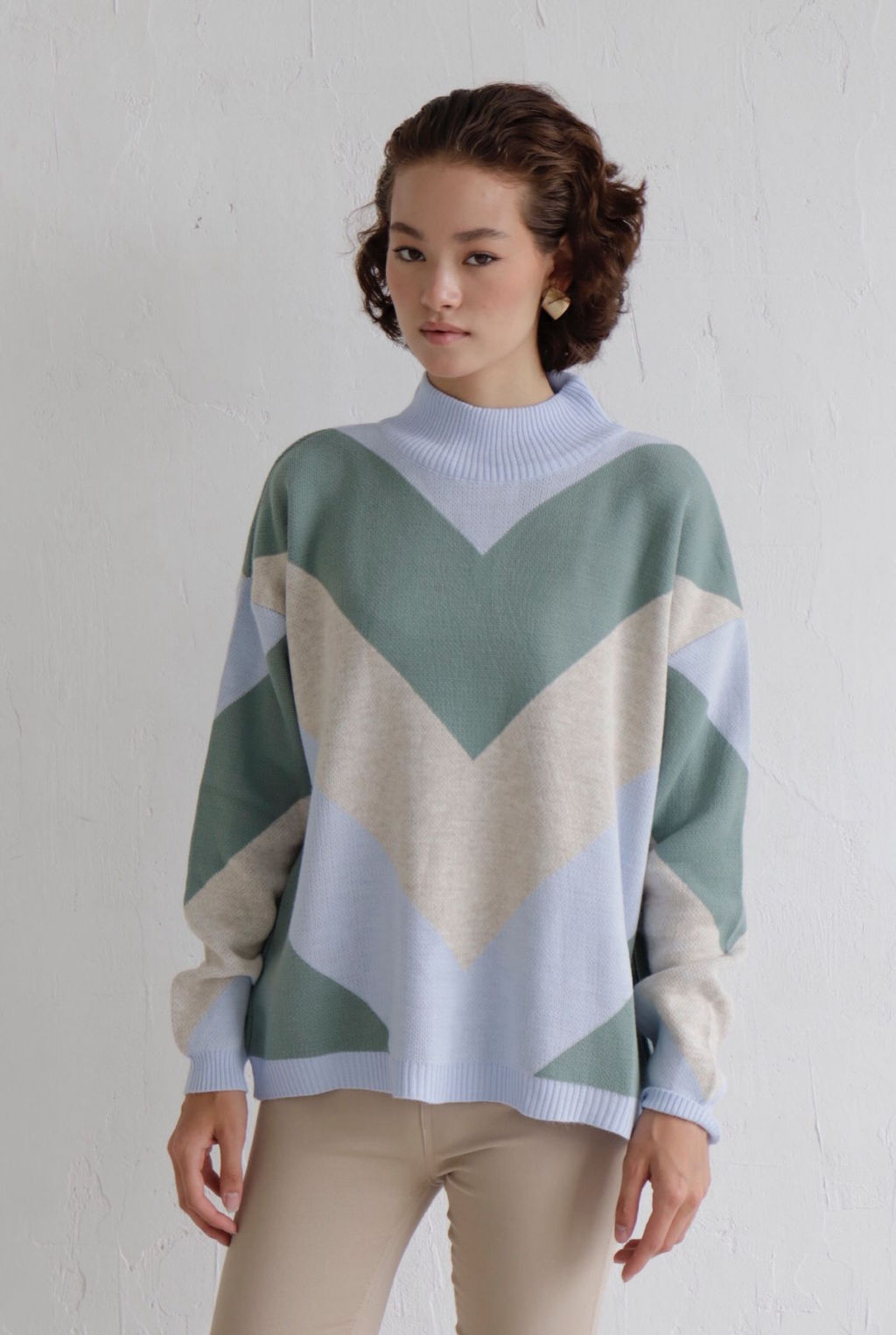 10344 Свитер мятно-голубой - Martichelli фото 2